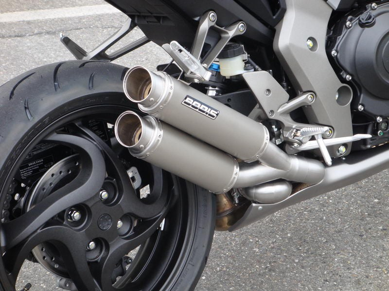 Bodis GPX2-S, Slip-On, Stainless Steel Brushed for HONDA CB1000R (2008-2017) | HCB1000R-001