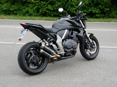 Bodis GPX2-S, Slip-On, Stainless Steel Black for HONDA CB1000R (2008-2017) | HCB1000R-007