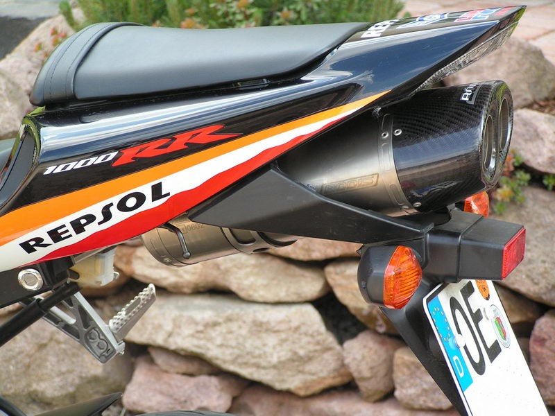 Bodis OVAL Q1, Slip-On, Titan for HONDA FIREBLADE CBR1000RR (2004-2007) | HCBR1000-002