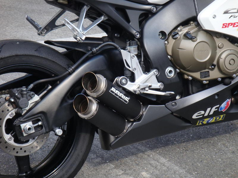 Bodis GPX2-UE, Slip-On, Stainless Steel Black for HONDA FIREBLADE CBR1000RR (2008-2013) | HCBR1000-012