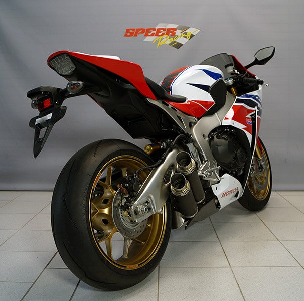 Bodis GPX2-UE, Slip-On, Stainless Steel Black for HONDA FIREBLADE CBR1000RR (2014-2016) | HCBR1000-028