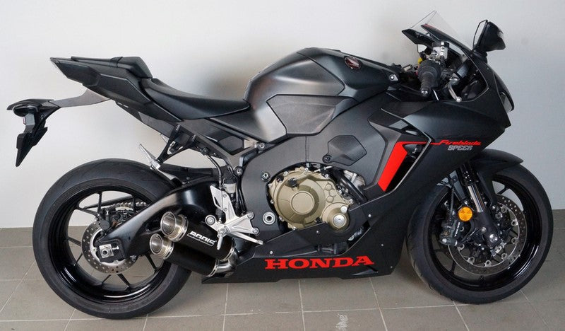 Bodis MGPX2, Slip-On, Stainless Steel Black for HONDA FIREBLADE CBR1000RR (2017-2019) | HCBR1000-031