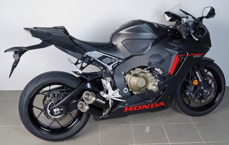 Bodis MGPX2, Slip-On, Stainless Steel Black for HONDA FIREBLADE CBR1000RR (2017-2019) | HCBR1000-031