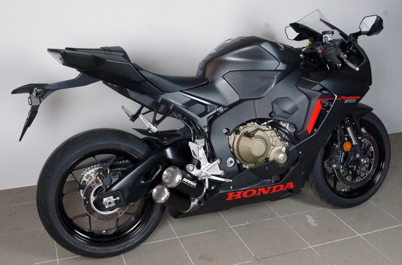 Bodis MGPX2-GE, Slip-On, Stainless Steel Black for HONDA FIREBLADE CBR1000RR (2017-2019) | HCBR1000-032