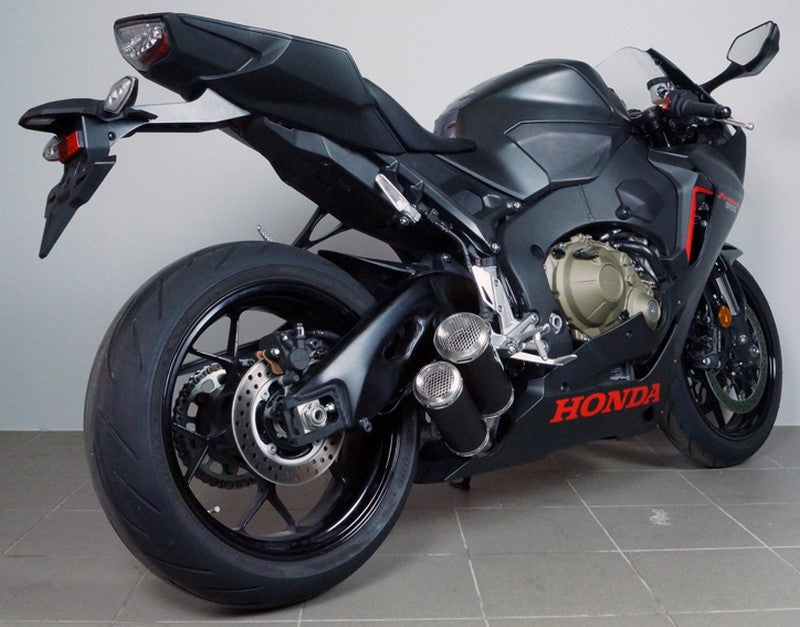 Bodis MGPX2-GE, Slip-On, Stainless Steel Black for HONDA FIREBLADE CBR1000RR (2017-2019) | HCBR1000-032