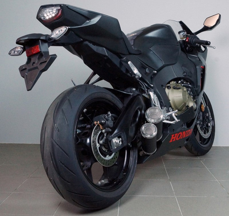 Bodis MGPX2-GE, Slip-On, Stainless Steel Black for HONDA FIREBLADE CBR1000RR (2017-2019) | HCBR1000-032