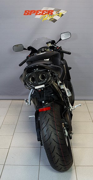 Bodis OVAL Q1-S, Slip-On, Stainless Steel Black for HONDA CBR600RR (2007-2012) | HCBR600-022