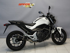 Bodis P-TEC II, Slip-On, Stainless Steel Black for HONDA NC700 (2012-2013) | HNC700-001