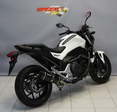 Bodis P-TEC II, Slip-On, Stainless Steel Black for HONDA NC700 (2012-2013) | HNC700-001