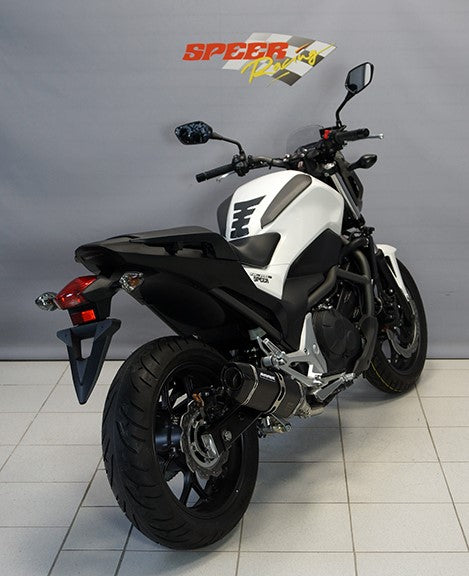 Bodis P-TEC II, Slip-On, Stainless Steel Black for HONDA NC700 (2012-2013) | HNC700-001