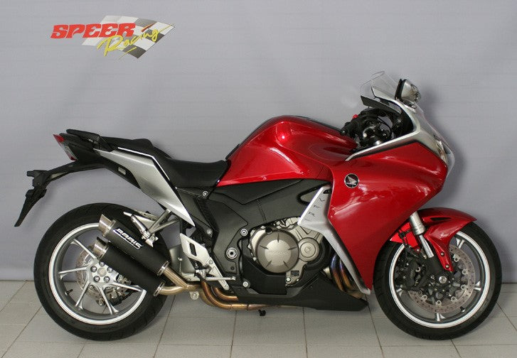 Bodis GPC-X2, Slip-On, Stainless Steel Black for HONDA VFR1200F (2010-2016) | HVFR1200-001