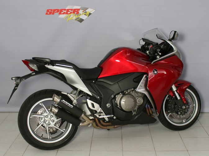 Bodis GPC-X2, Slip-On, Stainless Steel Black for HONDA VFR1200F (2010-2016) | HVFR1200-001