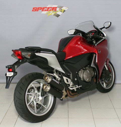 Bodis GPC-X2, Slip-On, Stainless Steel Black for HONDA VFR1200F (2010-2016) | HVFR1200-001