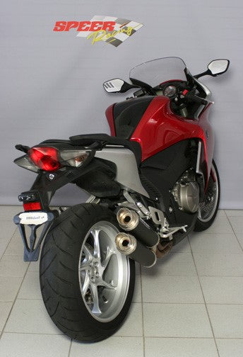 Bodis GPC-X2, Slip-On, Stainless Steel Black for HONDA VFR1200F (2010-2016) | HVFR1200-001