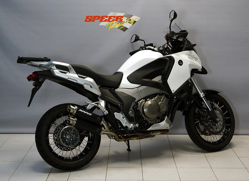 Bodis GPC-X2, Slip-On, Stainless Steel Black for HONDA VFR1200X Crosstourer (2012-2015) | HVFR1200X-001