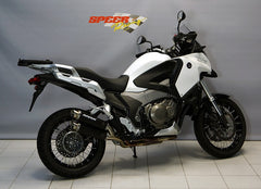 Bodis GPC-X2, Slip-On, Stainless Steel Black for HONDA VFR1200X Crosstourer (2012-2015) | HVFR1200X-001