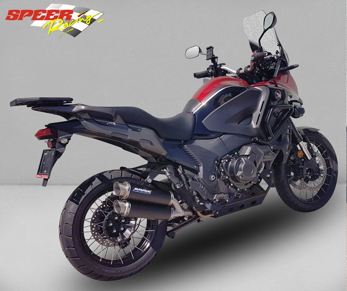 Bodis GPC-X2N, Slip-On, Stainless Steel Black for HONDA VFR1200X Crosstourer (2016-2019) | HVFR1200X-003