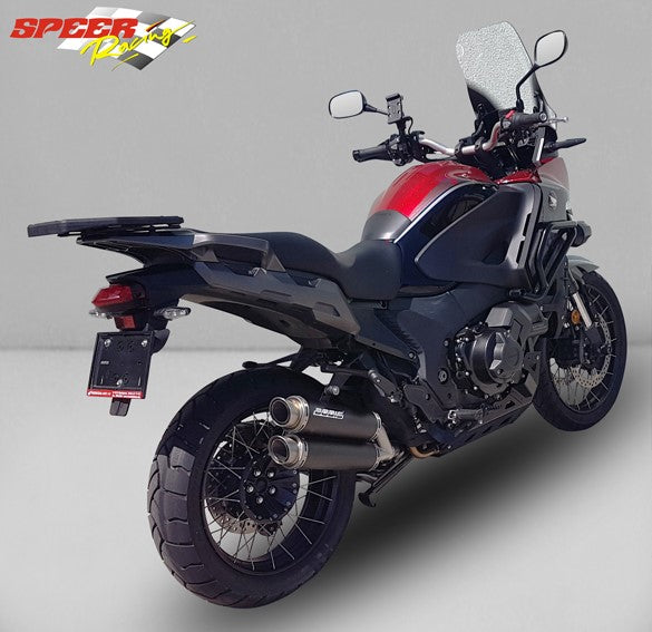 Bodis GPC-X2N, Slip-On, Stainless Steel Black for HONDA VFR1200X Crosstourer (2016-2019) | HVFR1200X-003