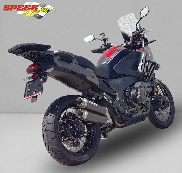 Bodis GPC-X2N, Slip-On, Stainless Steel Black for HONDA VFR1200X Crosstourer (2016-2019) | HVFR1200X-003