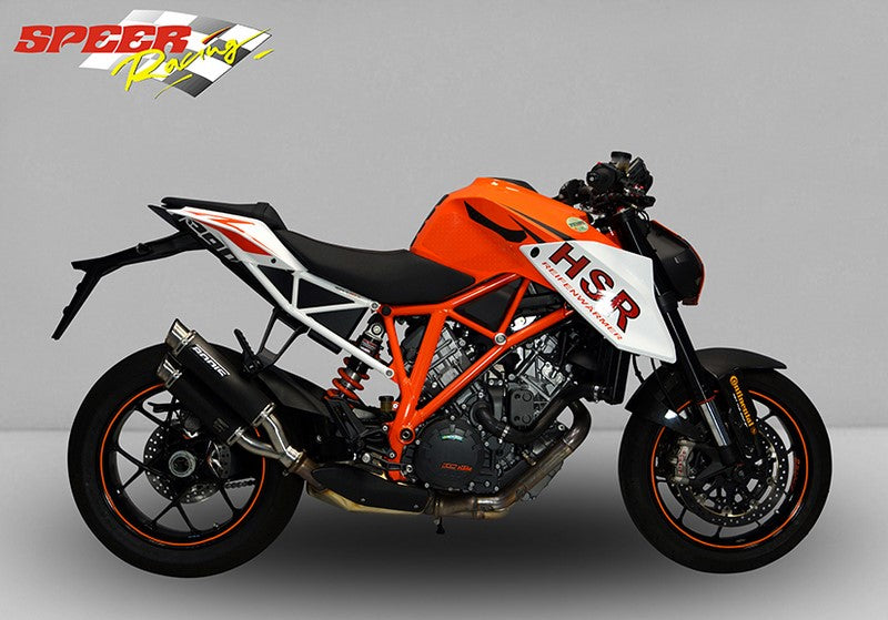 Bodis GPX2-S, Slip-On, Stainless Steel Black for KTM 1290 SUPER DUKE R (2014-2016) | KTSD1290-001