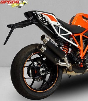 Bodis GPX2-S, Slip-On, Stainless Steel Black for KTM 1290 SUPER DUKE R (2014-2016) | KTSD1290-001