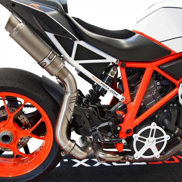 Bodis GP1-RS, Slip-On high, Stainless Steel/Full-Titan for KTM 1290 SUPER DUKE R (2014-2016) | KTSD1290-004