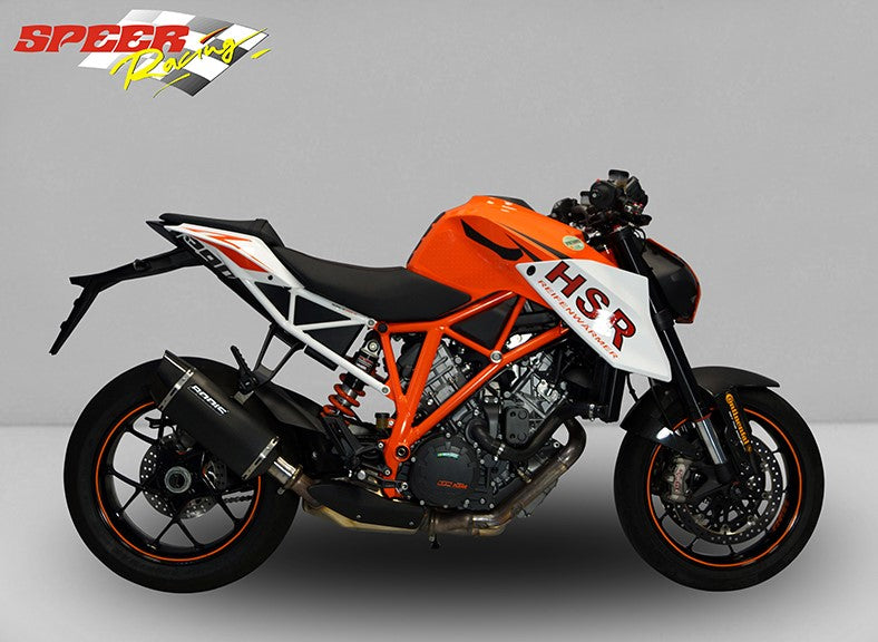 Bodis PENTA-TEC, Slip-On, Stainless Steel Black for KTM 1290 SUPER DUKE R (2014-2016) | KTSD1290-005