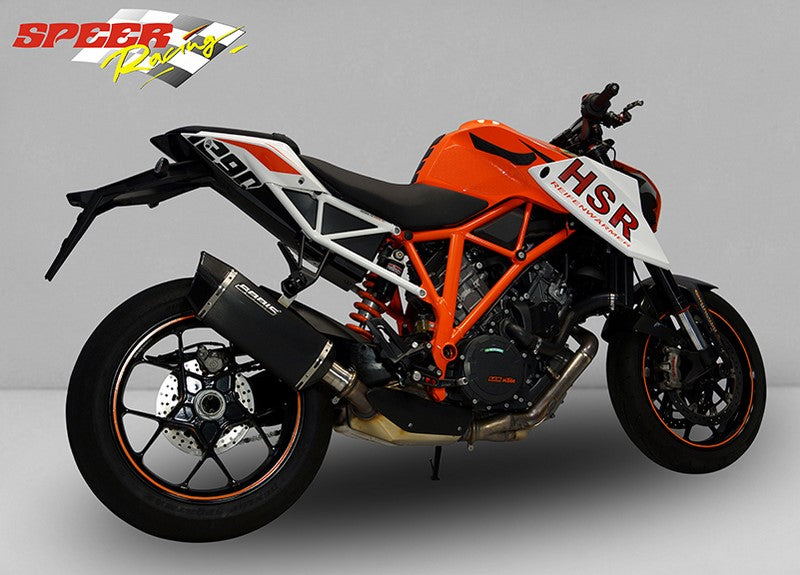 Bodis PENTA-TEC, Slip-On, Stainless Steel Black for KTM 1290 SUPER DUKE R (2014-2016) | KTSD1290-005