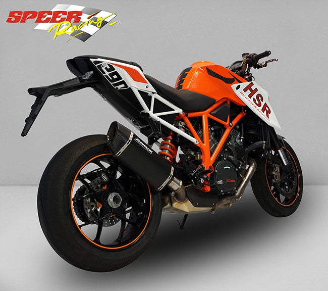 Bodis PENTA-TEC, Slip-On, Stainless Steel Black for KTM 1290 SUPER DUKE R (2014-2016) | KTSD1290-005