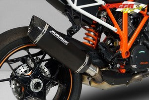 Bodis P-TEC II, Slip-On, Stainless Steel Black for KTM 1290 SUPER DUKE R (2014-2016) | KTSD1290-006