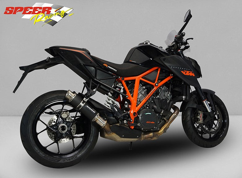 Bodis GP1-RS, Slip-On, Stainless Steel Black for KTM 1290 SUPER DUKE R (2014-2016) | KTSD1290-009