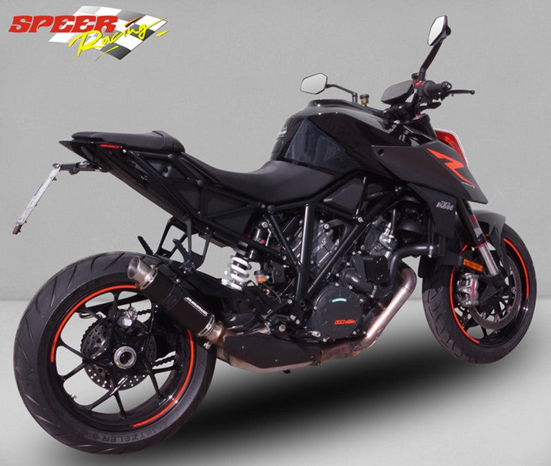 Bodis GP1-RSN, Slip-On-Set short, Stainless Steel Black for KTM 1290 SUPER DUKE R (2017-2019) | KTSD1290-018