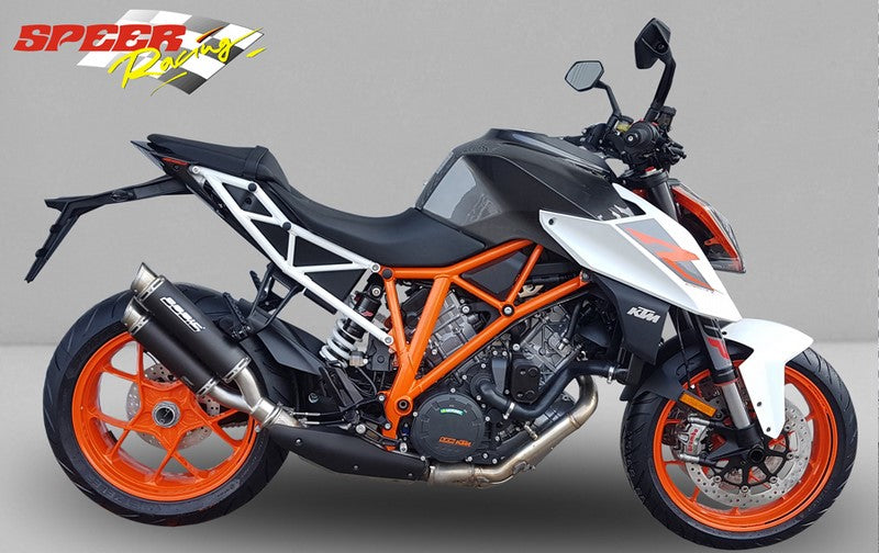 Bodis GPX2, Slip-On, Stainless Steel Black for KTM 1290 SUPER DUKE R (2017-2019) | KTSD1290-019