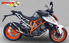 Bodis GPX2, Slip-On, Stainless Steel Black for KTM 1290 SUPER DUKE R (2017-2019) | KTSD1290-019