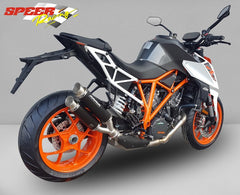 Bodis GPX2, Slip-On, Stainless Steel Black for KTM 1290 SUPER DUKE R (2017-2019) | KTSD1290-019
