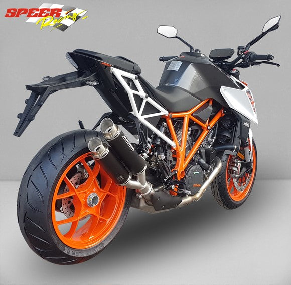 Bodis GPX2, Slip-On, Stainless Steel Black for KTM 1290 SUPER DUKE R (2017-2019) | KTSD1290-019