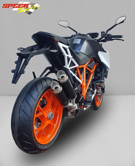 Bodis GPX2, Slip-On, Stainless Steel Black for KTM 1290 SUPER DUKE R (2017-2019) | KTSD1290-019