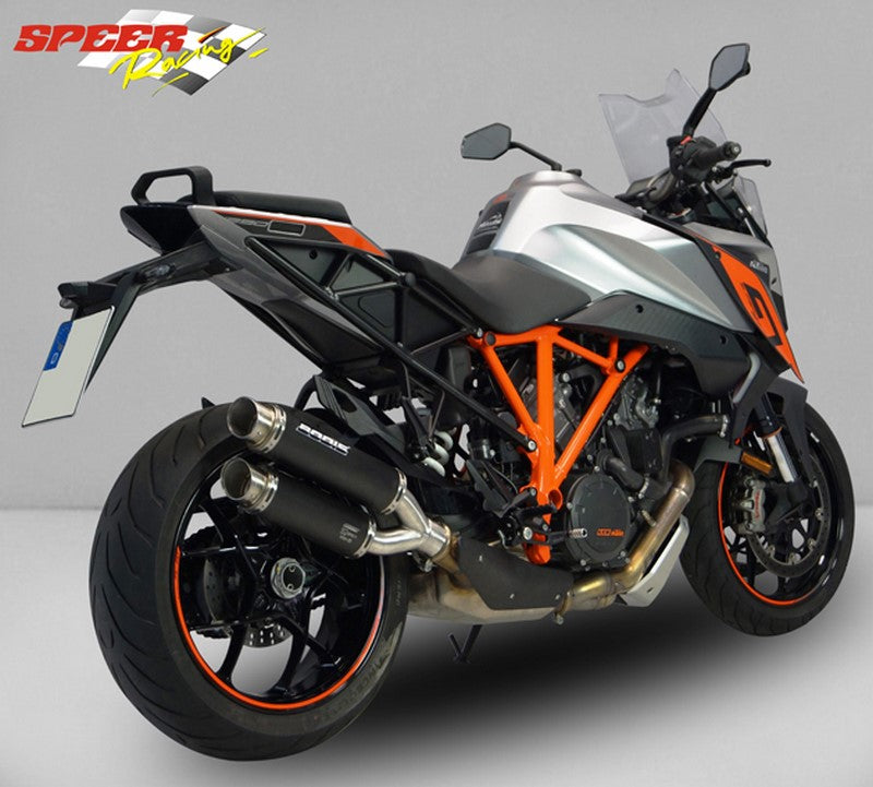 Bodis GPX2, Slip-On, Stainless Steel Black for KTM 1290 SUPER DUKE GT (2016-2019) | KTSD1290-022