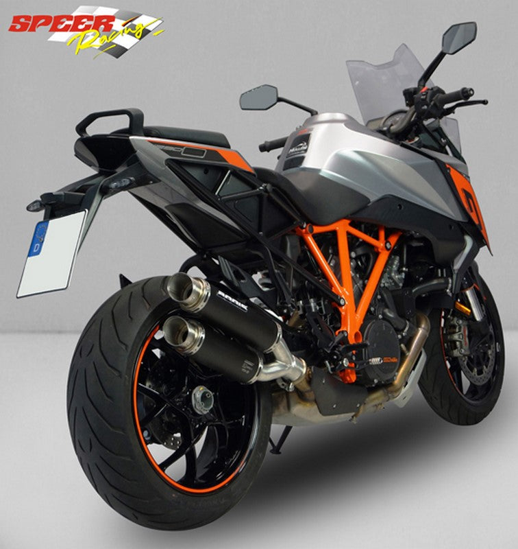 Bodis GPX2, Slip-On, Stainless Steel Black for KTM 1290 SUPER DUKE GT (2016-2019) | KTSD1290-022