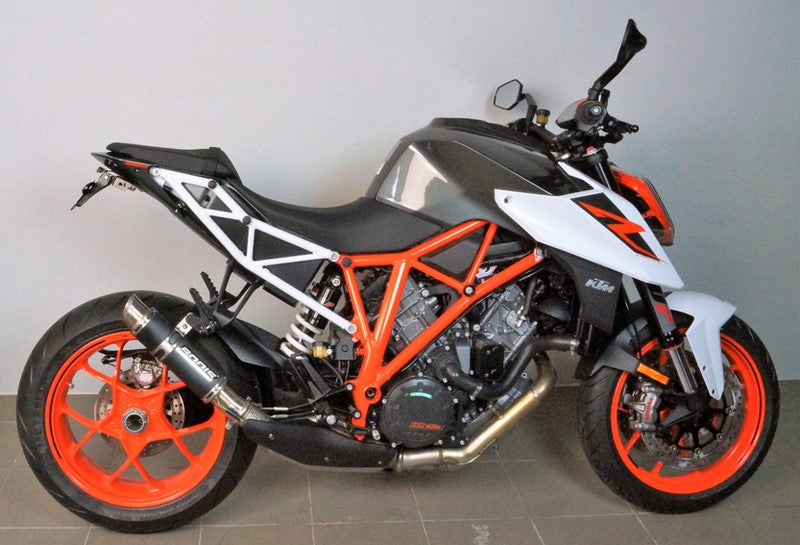 Bodis GP1-RSN, Slip-On, Stainless Steel Black for KTM 1290 SUPER DUKE R (2017-2019) | KTSD1290-028