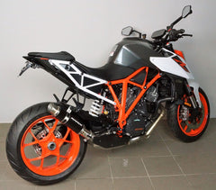 Bodis GP1-RSN, Slip-On, Stainless Steel Black for KTM 1290 SUPER DUKE R (2017-2019) | KTSD1290-028