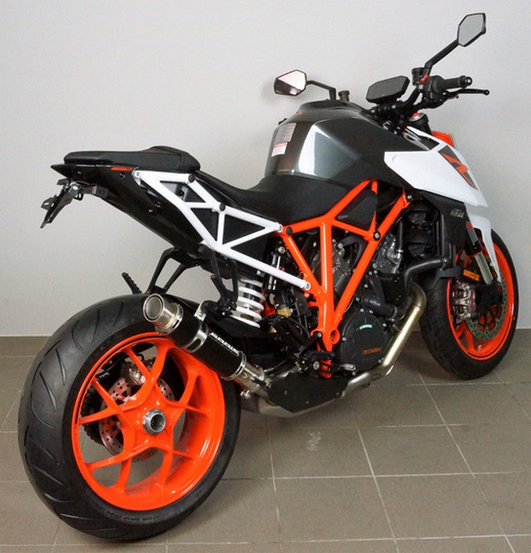 Bodis GP1-RSN, Slip-On, Stainless Steel Black for KTM 1290 SUPER DUKE R (2017-2019) | KTSD1290-028