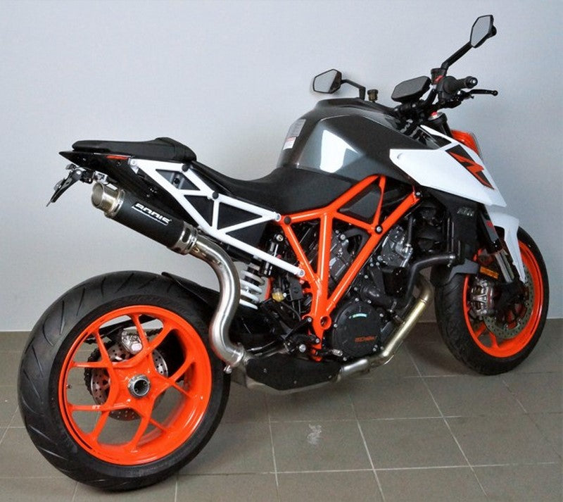 Bodis GP1-RSN, Slip-On high, Stainless Steel Black for KTM 1290 SUPER DUKE R (2017-2019) | KTSD1290-030