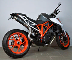 Bodis GP1-RSN, Slip-On high, Stainless Steel Black for KTM 1290 SUPER DUKE R (2017-2019) | KTSD1290-030