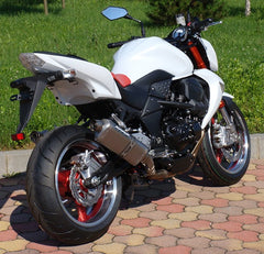 Bodis SB1-S(K), Slip-On-set 4-2, Stainless Steel Brushed for KAWASAKI Z1000 / Z1000R / Z1000SX (2007-2009) | KZ1000-002