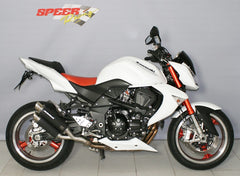 Bodis GPX2-S, Slip-On-set 4-4, Stainless Steel Black for KAWASAKI Z1000 / Z1000R / Z1000SX (2007-2009) | KZ1000-006