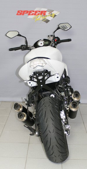 Bodis GPX2-S, Slip-On-set 4-4, Stainless Steel Black for KAWASAKI Z1000 / Z1000R / Z1000SX (2007-2009) | KZ1000-006
