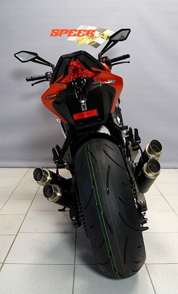 Bodis GPX2-S, Slip-On-set 4-4, Stainless Steel Black for KAWASAKI Z1000 / Z1000R / Z1000SX (2014-2016) | KZ1000-009