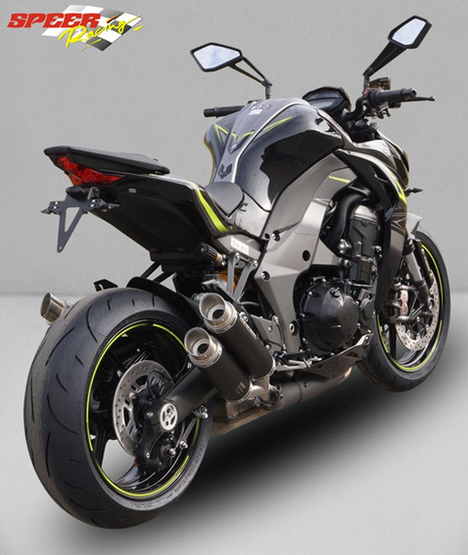 Bodis GPX2, Slip-On-set 4-4, Stainless Steel Black for KAWASAKI Z1000 / Z1000R / Z1000SX (2017-2019) | KZ1000-012