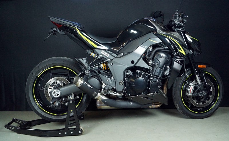 Bodis GPC-RS II, Slip-On-set 4-2, Stainless Steel Black for KAWASAKI Z1000 / Z1000R / Z1000SX (2017-2019) | KZ1000-013